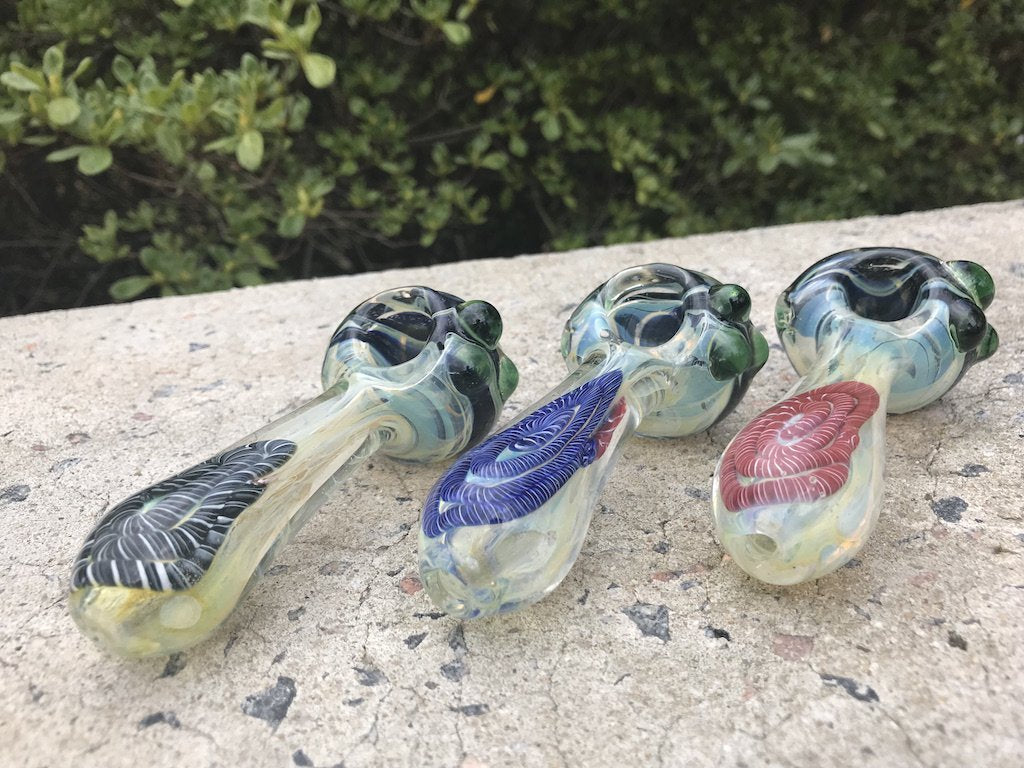Color Changing Dichroic Cane Pipe