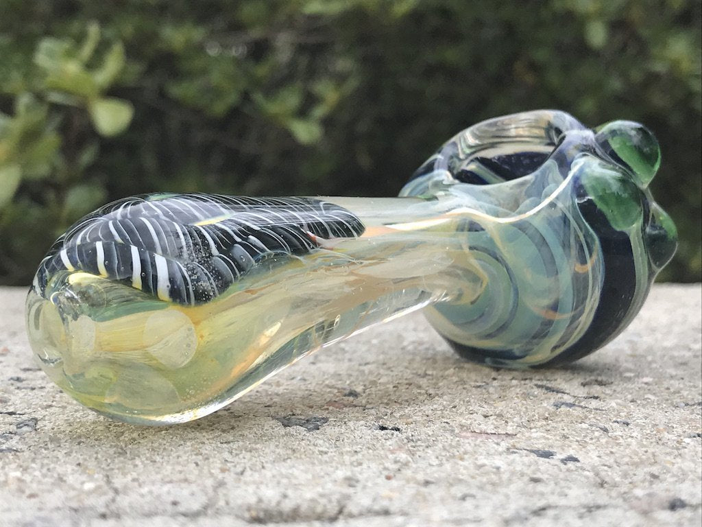 Color Changing Dichroic Cane Pipe