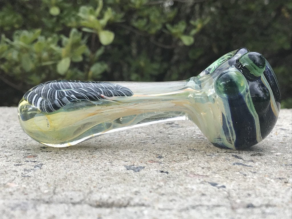 Color Changing Dichroic Cane Pipe
