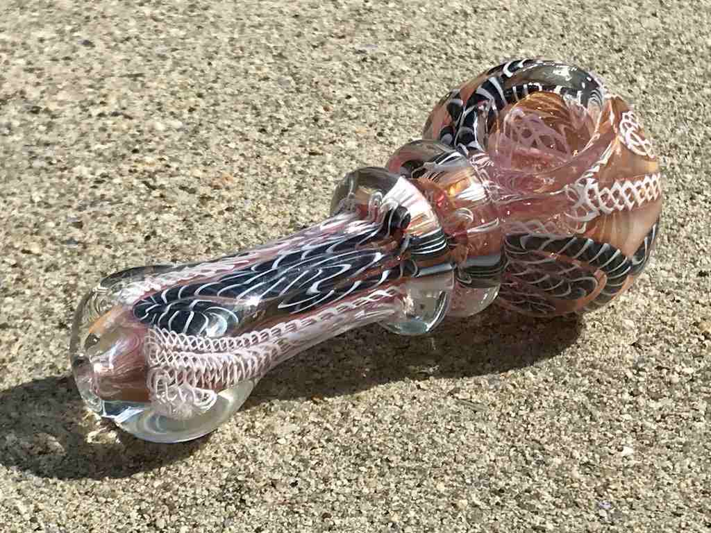 Fat Buddha Glass Pipe Color Changing Double Maria Glass Pipe