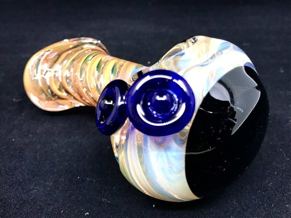 Fat Buddha Glass Pipe Color Changing Planet Pipe