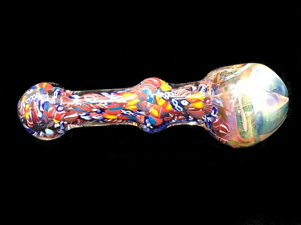 Confetti Glass Pipe Fat Buddha Glass