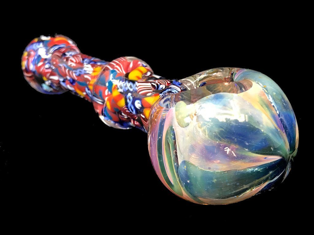 Confetti Glass Pipe Fat Buddha Glass