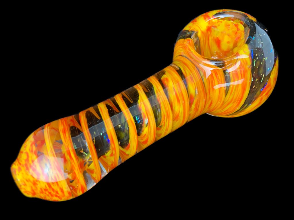 Dichroic Glass Pipe Fat Budhha Glass