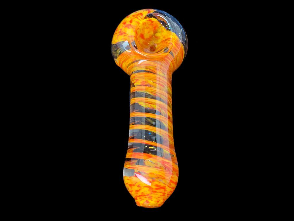 Dichroic Glass Pipe Fat Budhha Glass