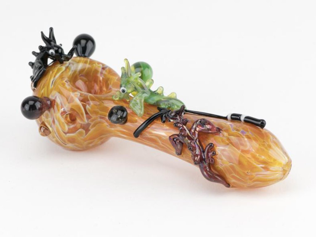 Dragons Pipe Fat Buddha Glass