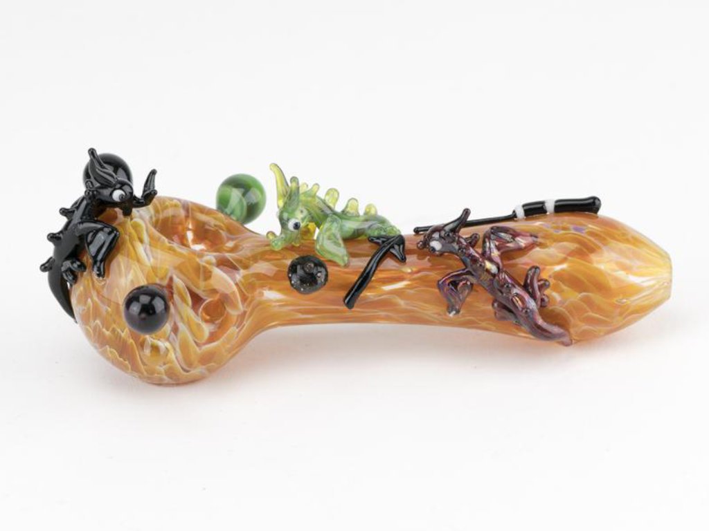 Dragons Pipe Fat Buddha Glass