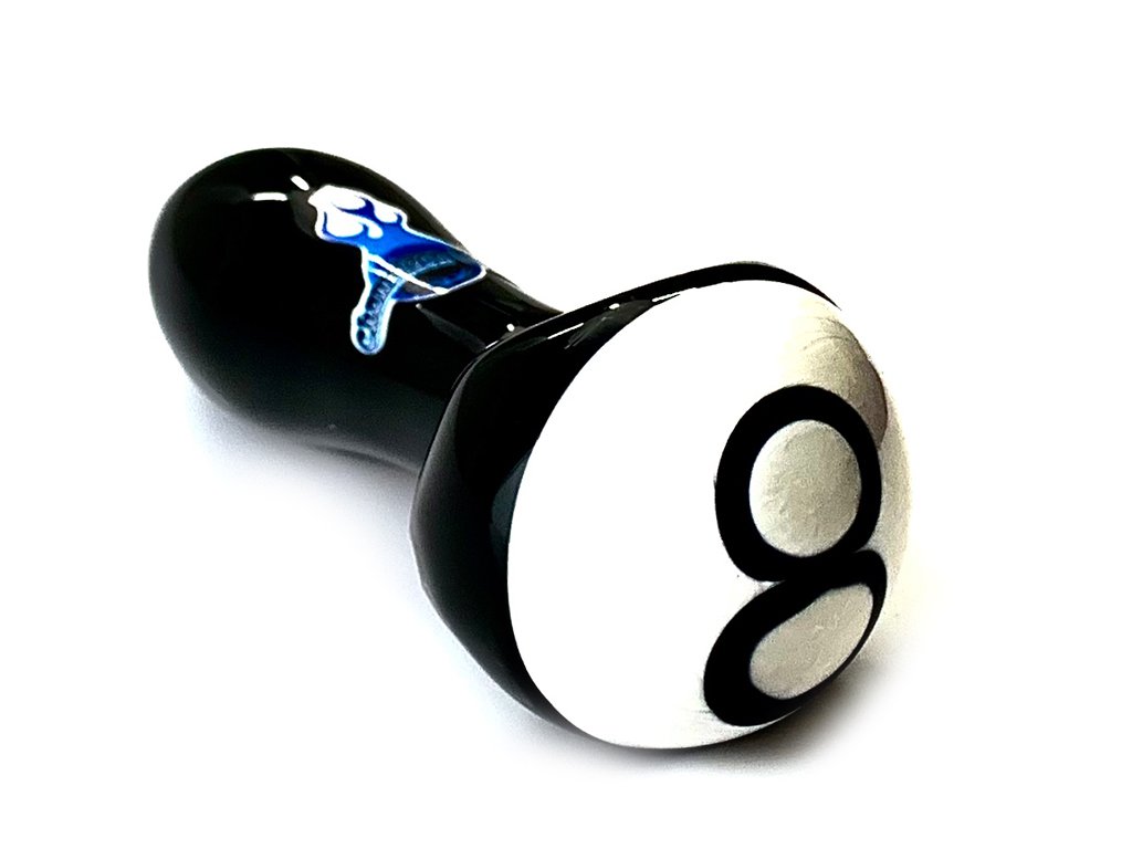 Eight Ball Pipe Fat Buddha Glass