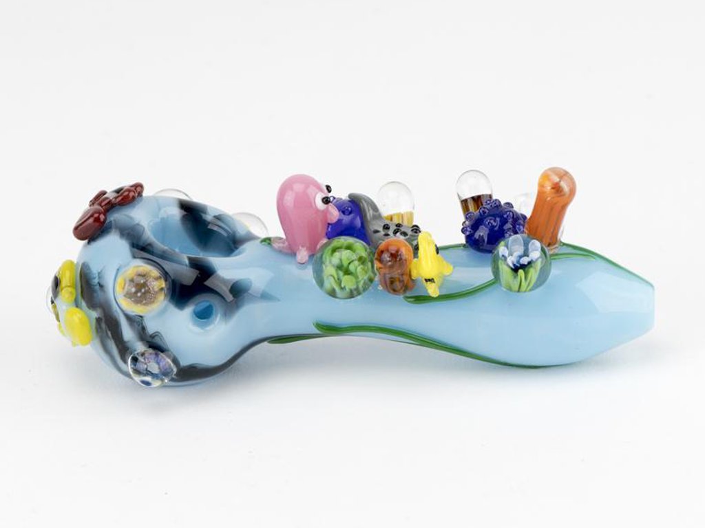 Great Barrier Reef Pipe Fat Buddha glass