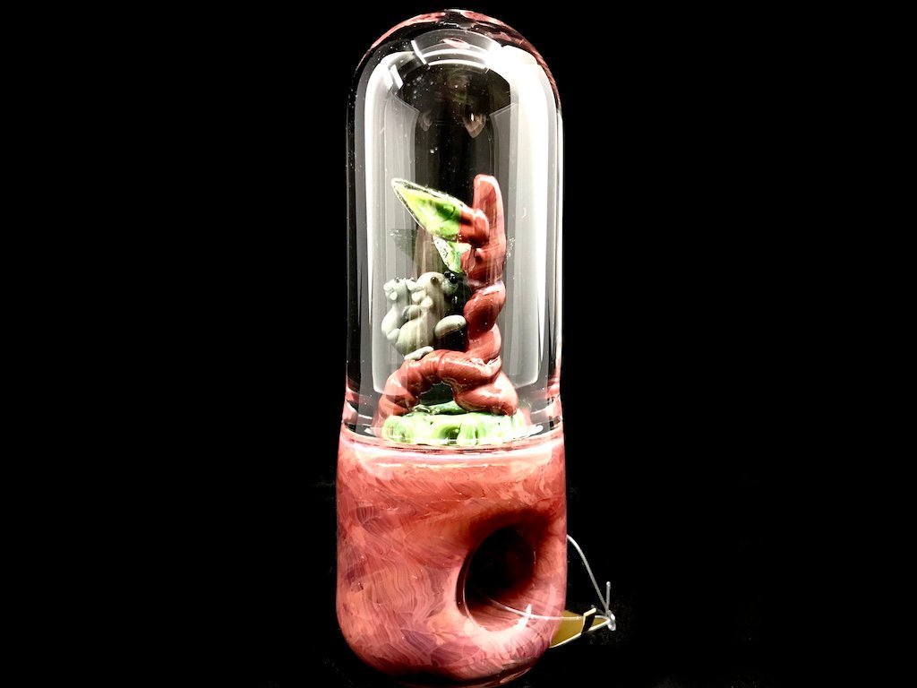 Empire Glassworks Save the Koala's Pipe Fat Buddha Glass