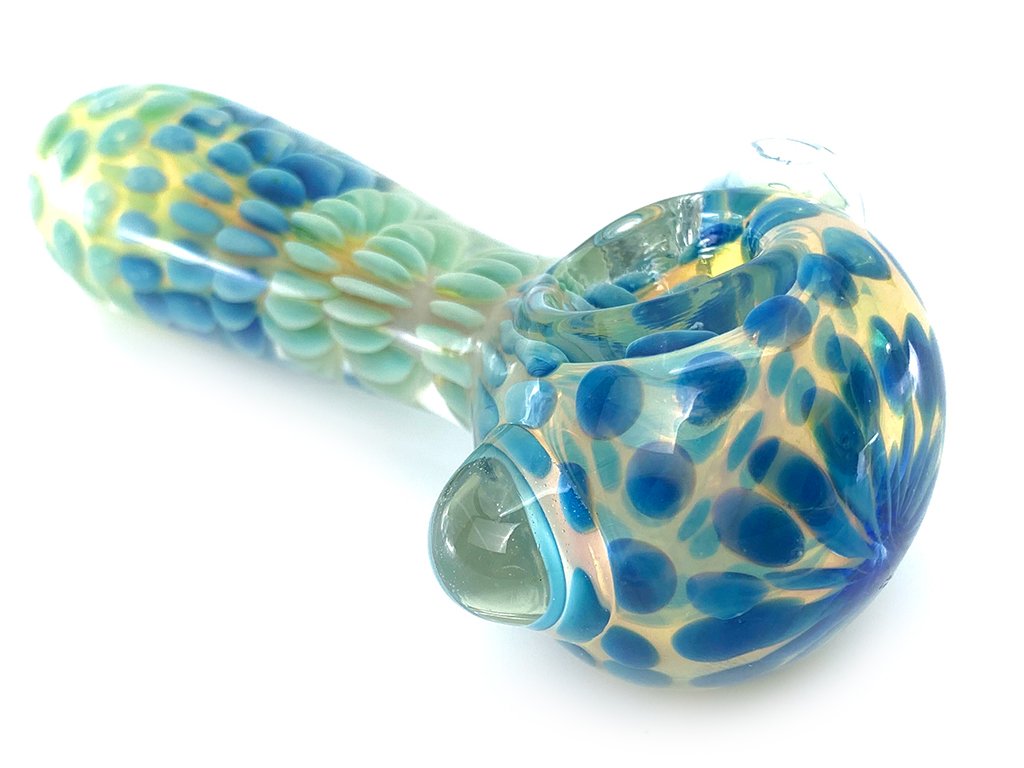 Floating Dots Pipe Fat Buddha Glass