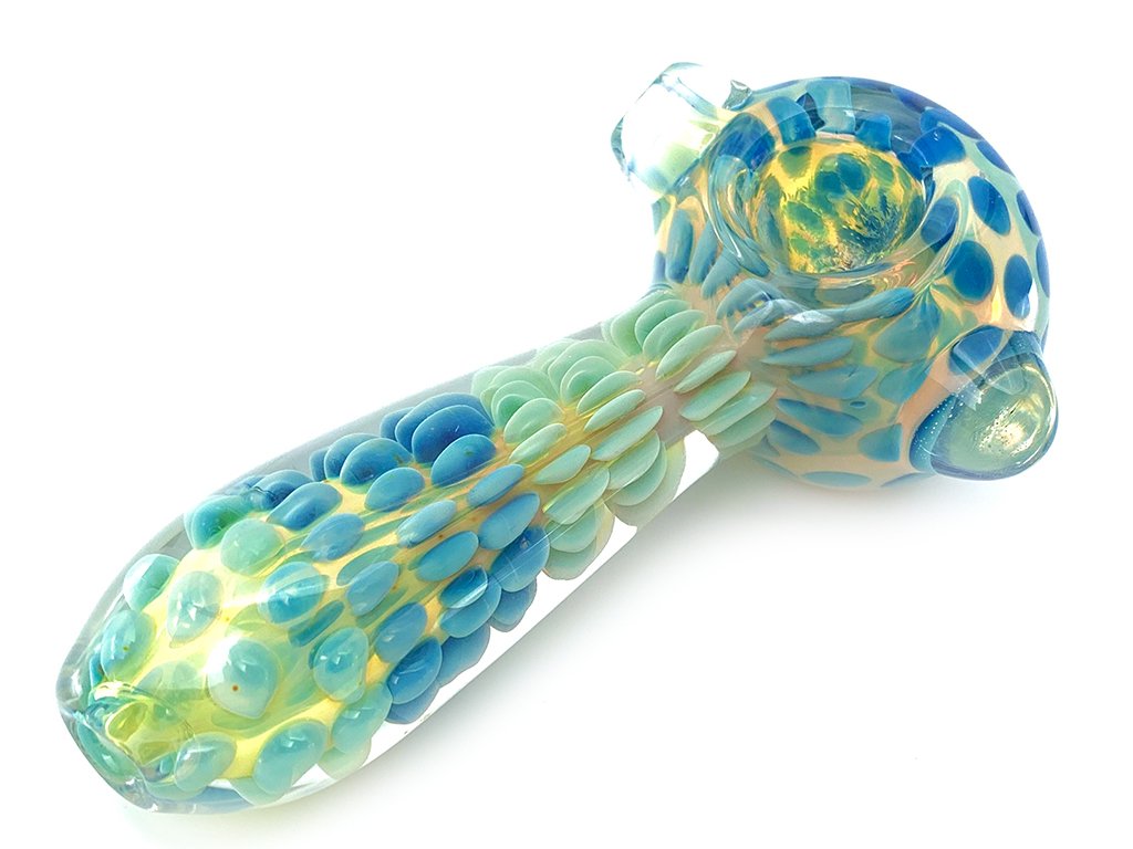Floating Dots Pipe Fat Buddha Glass