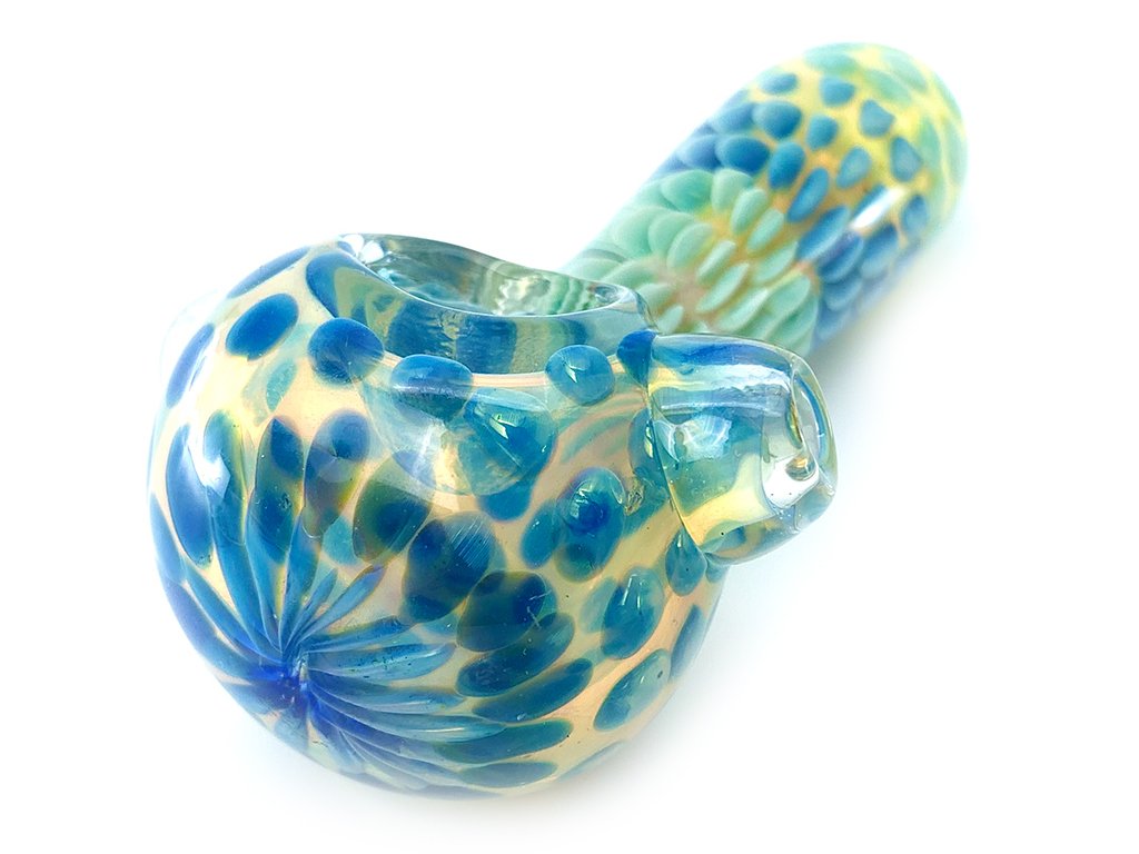 Floating Dots Pipe Fat Buddha Glass