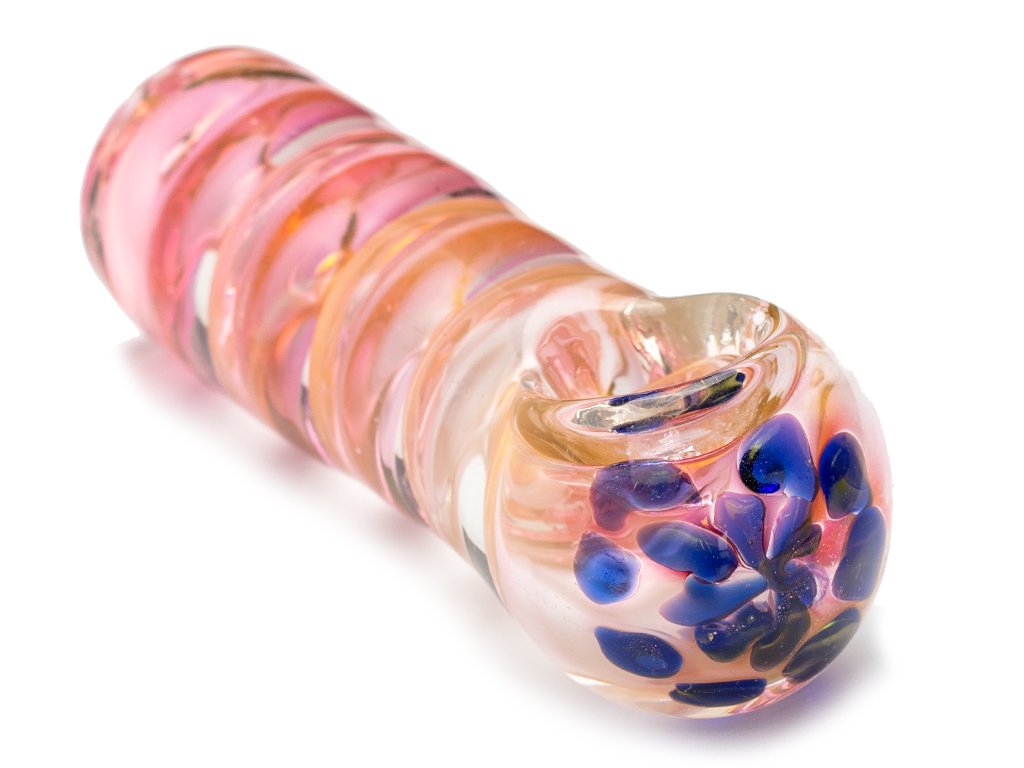 Fat Buddha Glass Pipe Fumed Barrel Pipe
