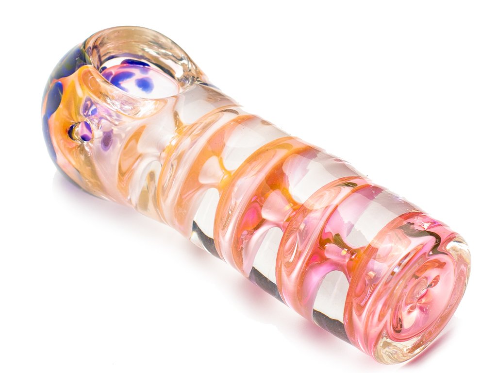Fat Buddha Glass Pipe Fumed Barrel Pipe