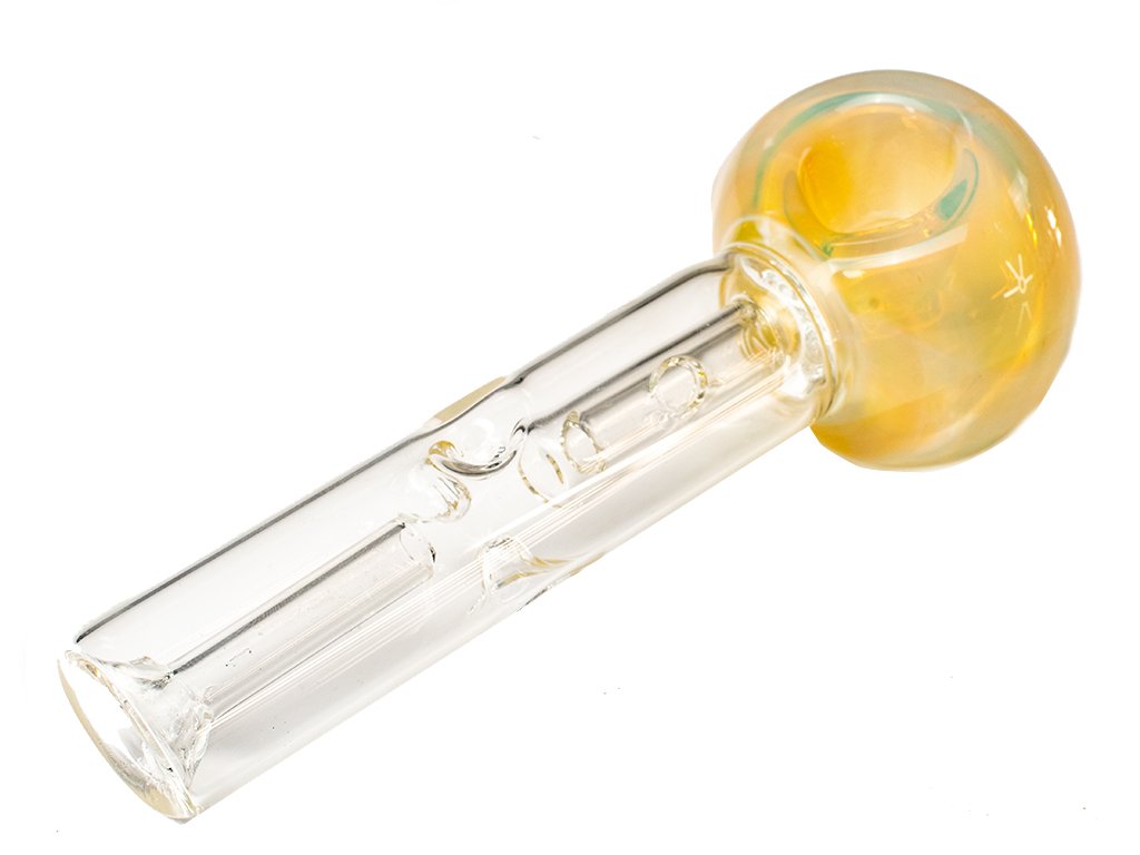 Fumed Perc Pipe Fat Buddha Glass