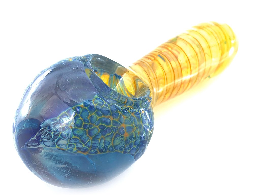 Fumed Tornado Pipe Fat Buddha Glass
