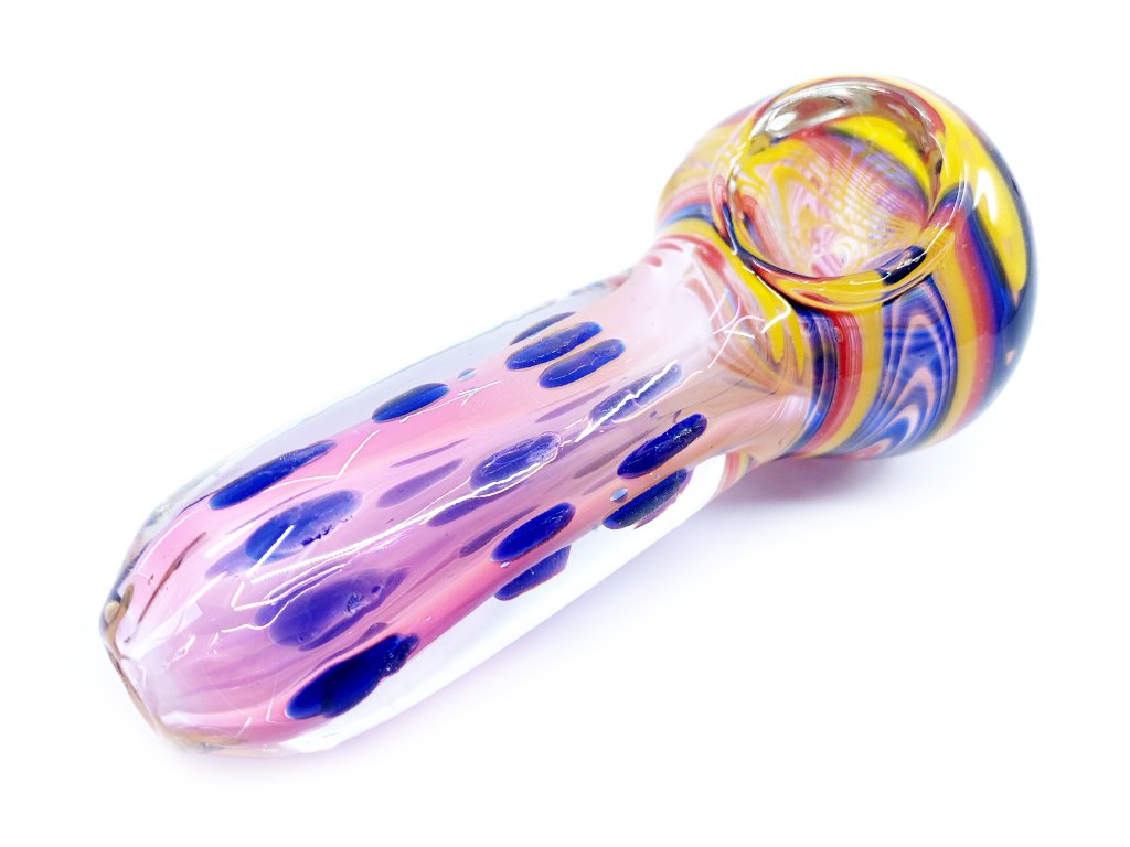 Fumed Wig Wag Pipe Fat Buddha Glass