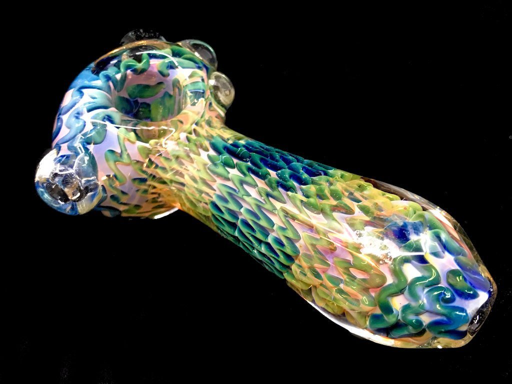 Fumed Zig Zag Pipe