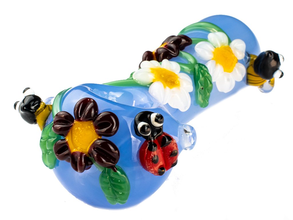 Golden Friends Pipe Fat Buddha Glass