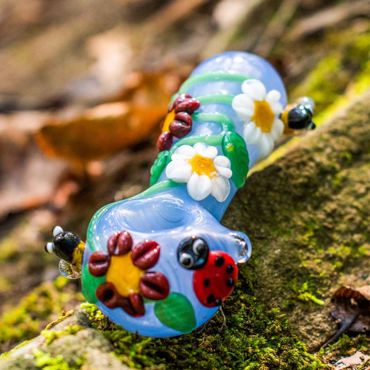 Fat Buddha Glass Pipe Garden Friends Pipe