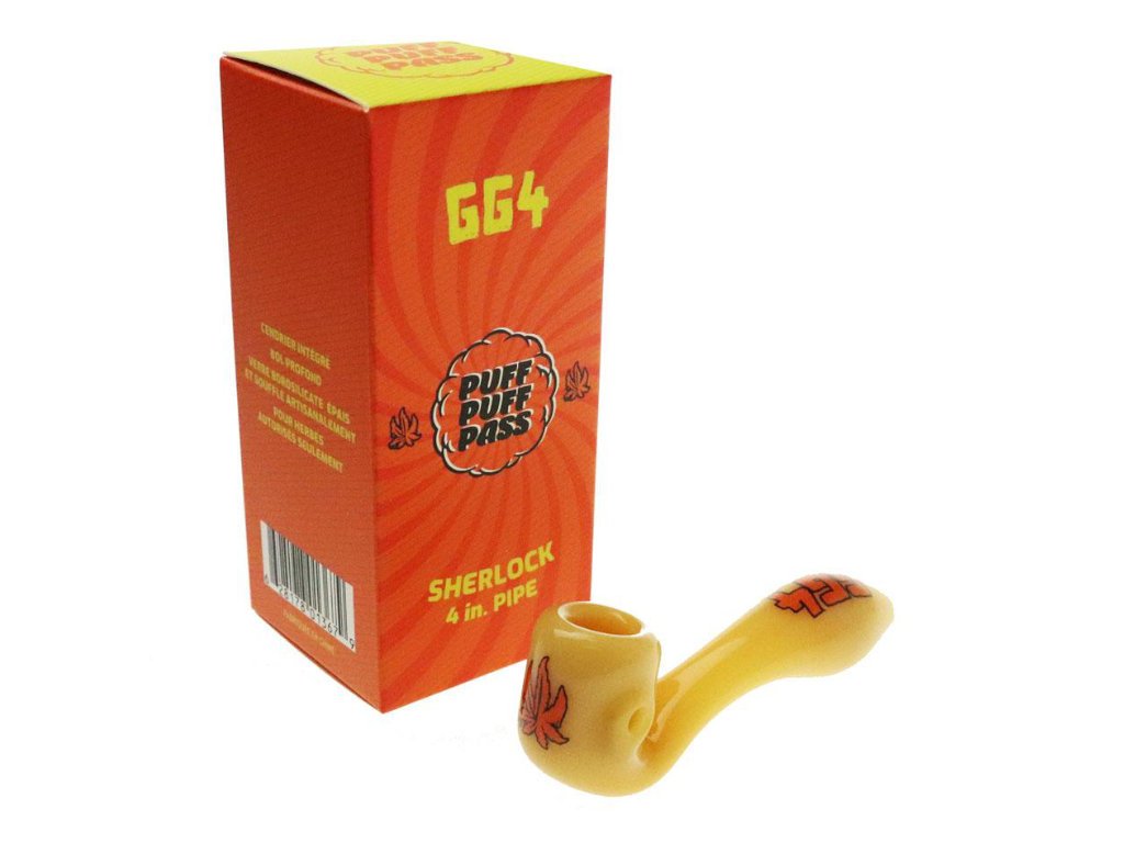 GG4 Sherlock Pipe - Fat Buddha Glass