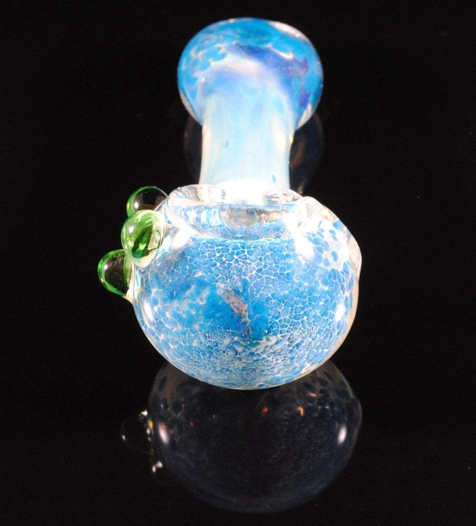 Fat Buddha Glass Pipe Glass Pipe Blue Inside Smoking Pipe Bowl KS28