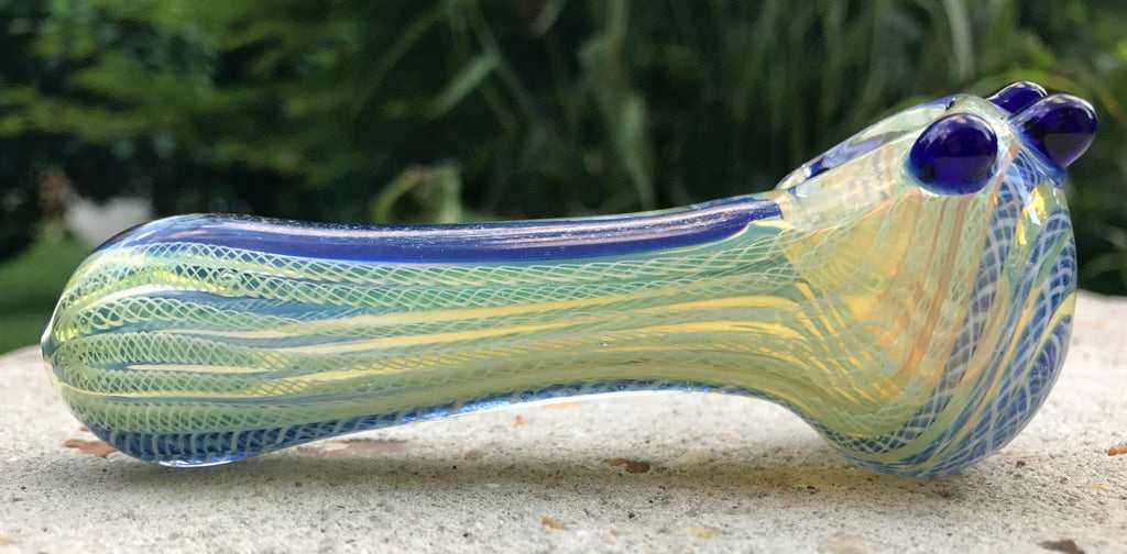 Fat Buddha Glass Pipe Glass Pipe Spiral Fat Buddha Glass Pipes KS56