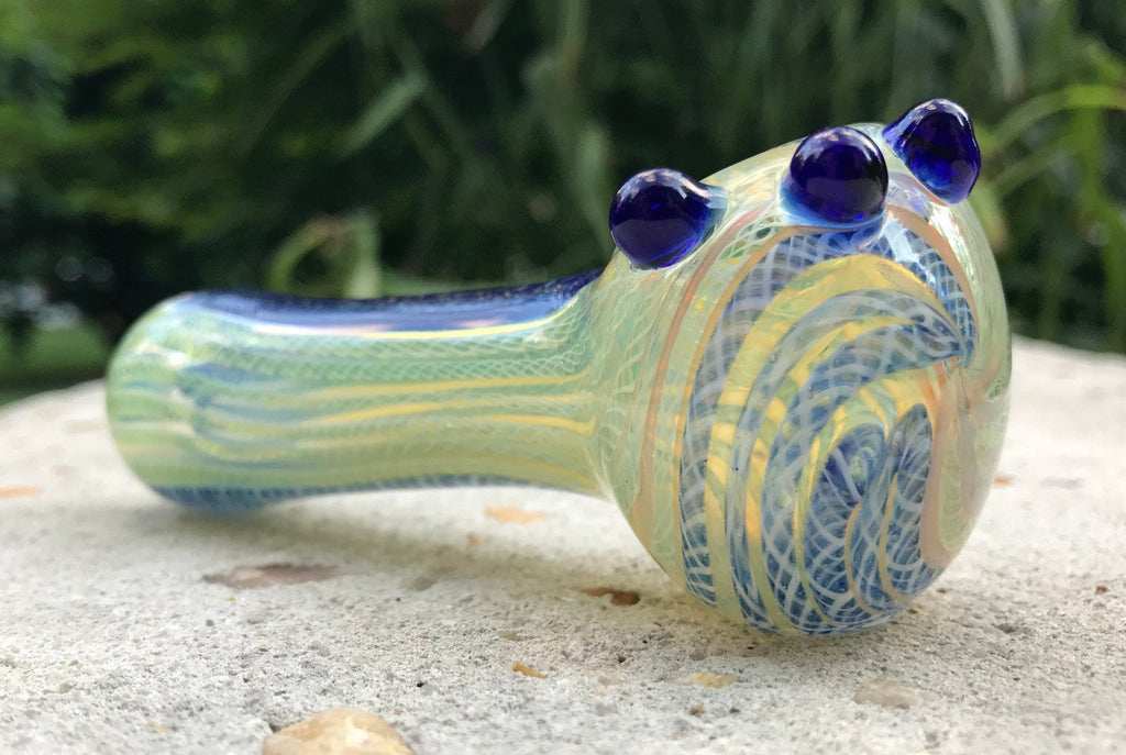 Fat Buddha Glass Pipe Glass Pipe Spiral Fat Buddha Glass Pipes KS56