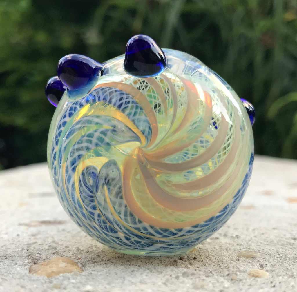 Fat Buddha Glass Pipe Glass Pipe Spiral Fat Buddha Glass Pipes KS56