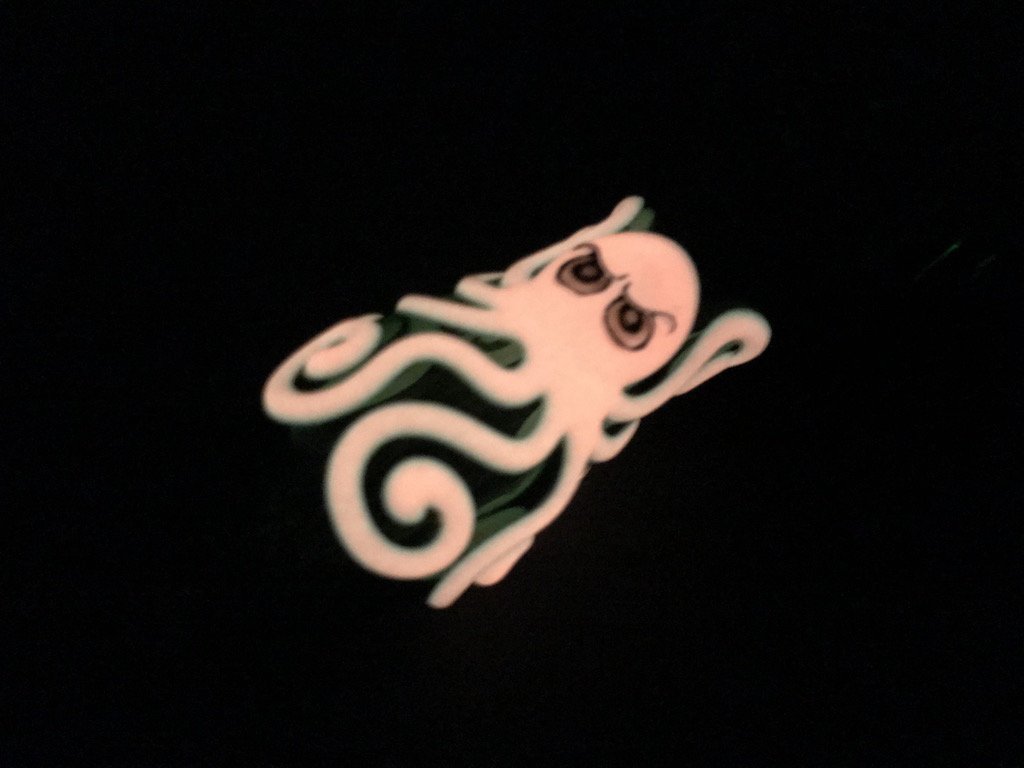Glow in the Dark Octopus Pipe