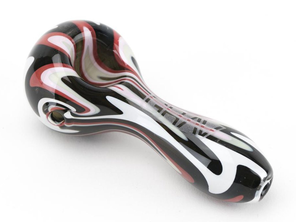 Grav Wigwag Pipe Fat Buddha Glass