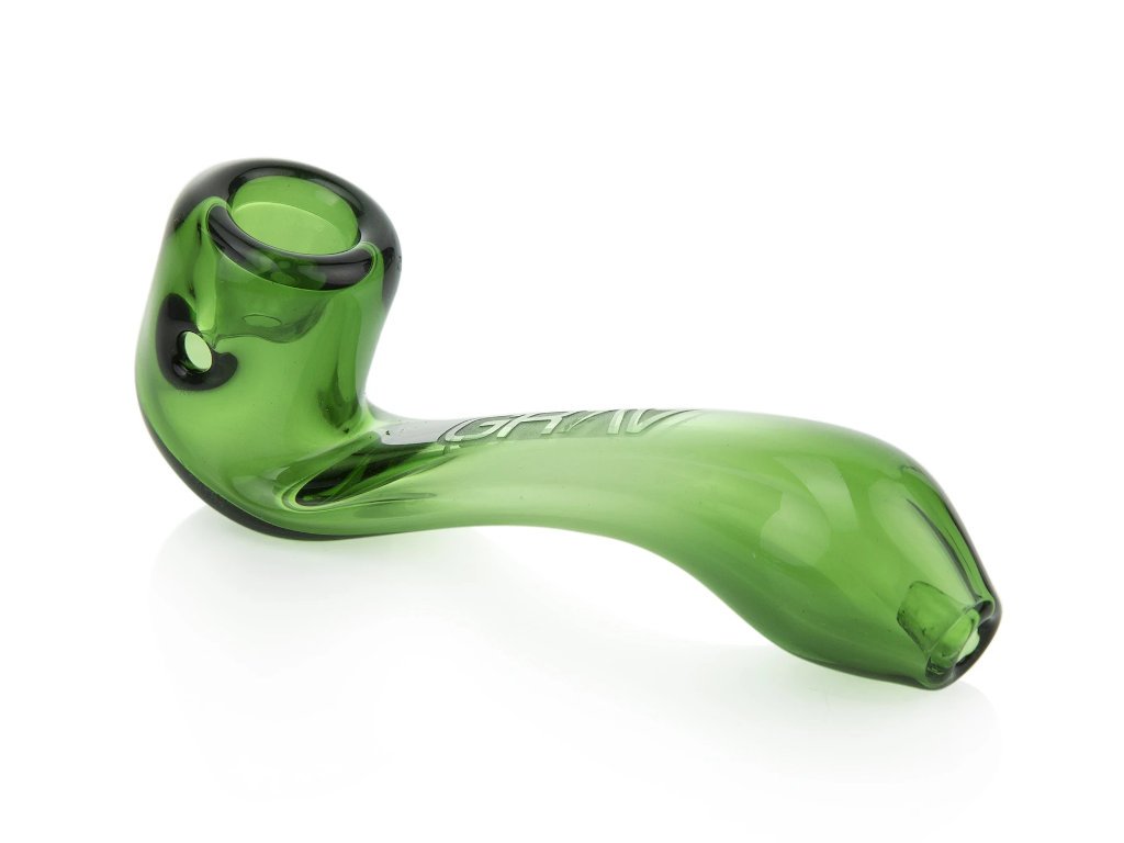 Grav Pipe Green Grav Mini Sherlock Pipe