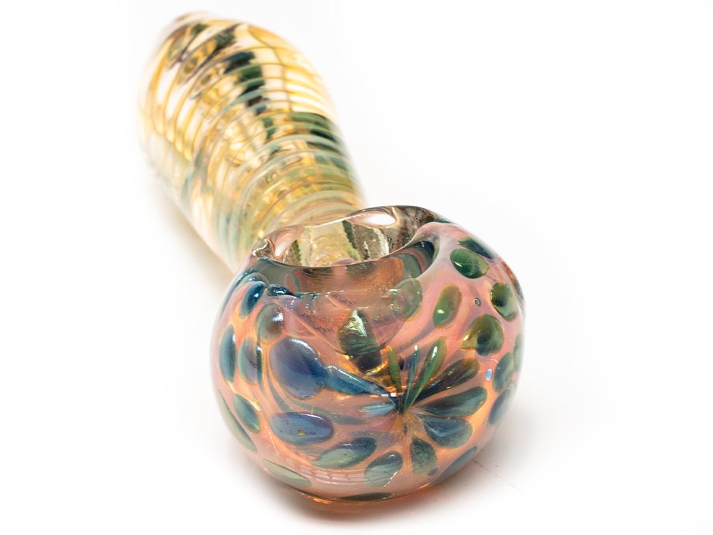 Heavens Swirls Pipe Fat Buddha Glass