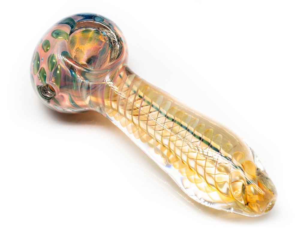 Heavens Swirls Pipe Fat Buddha Glass