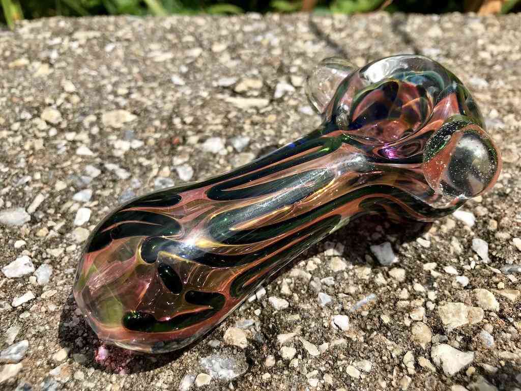 Fat Buddha Glass Pipe Heavy Color Changing Pipe