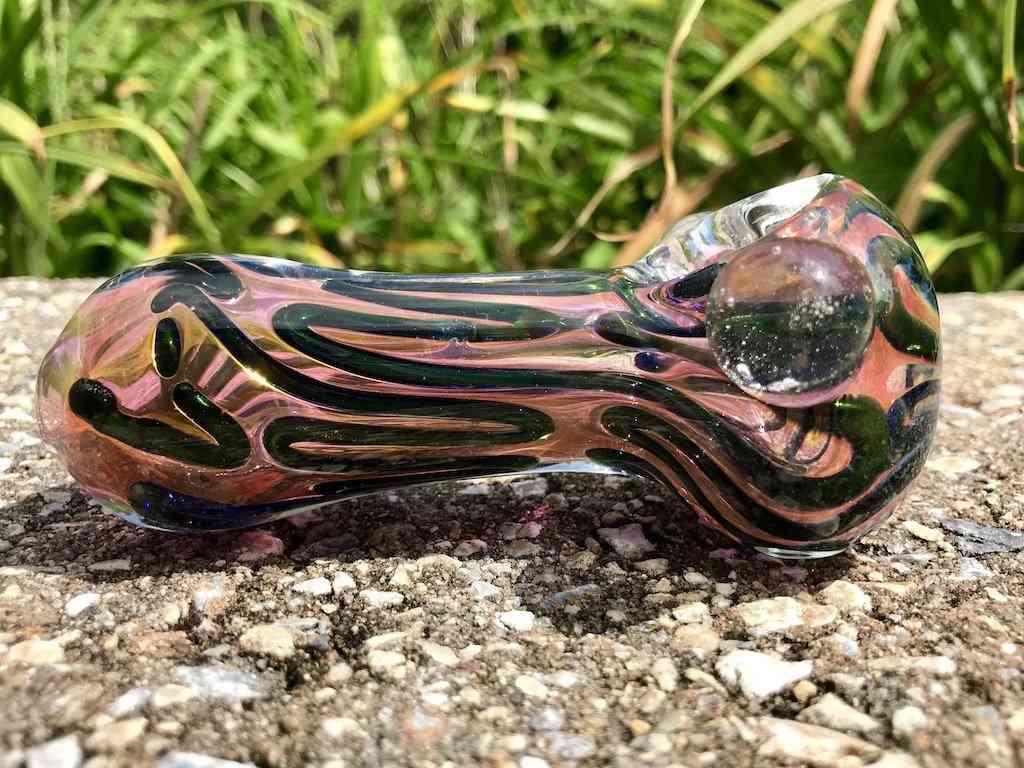 Fat Buddha Glass Pipe Heavy Color Changing Pipe