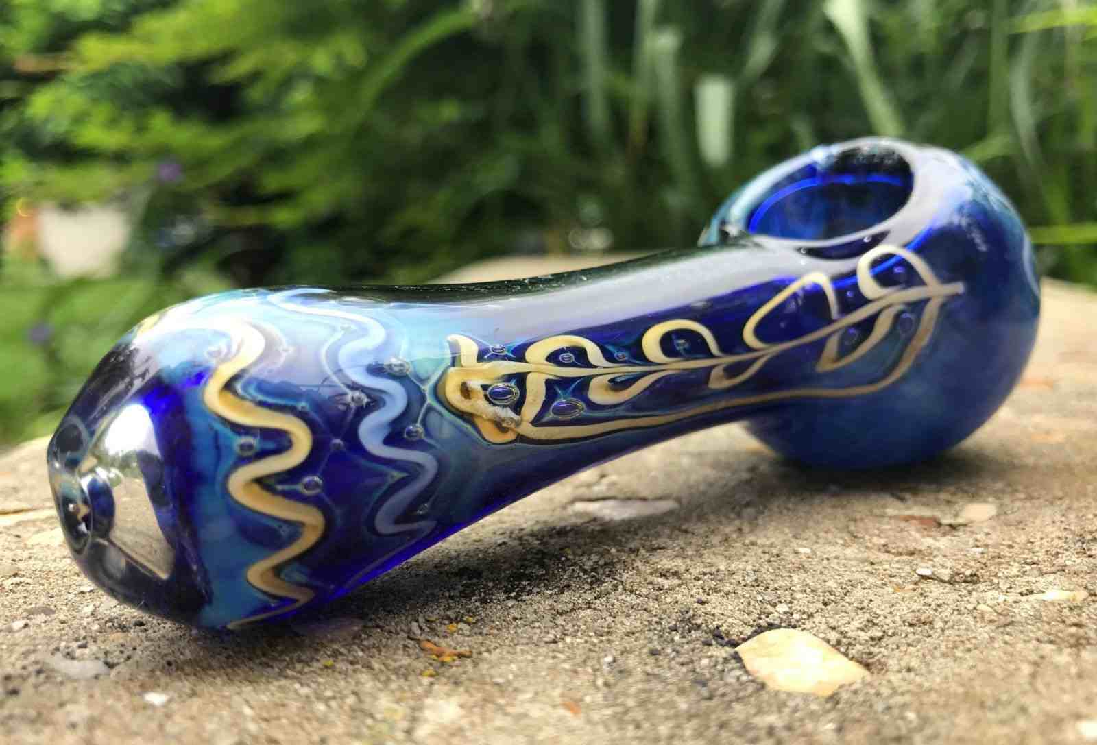 Fat Buddha Glass Pipe Heavy Dichroic Glass Pipe