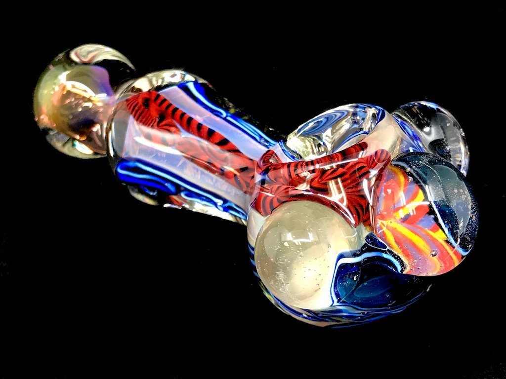 Heavy Marble Pipe Fat Buddha Glass