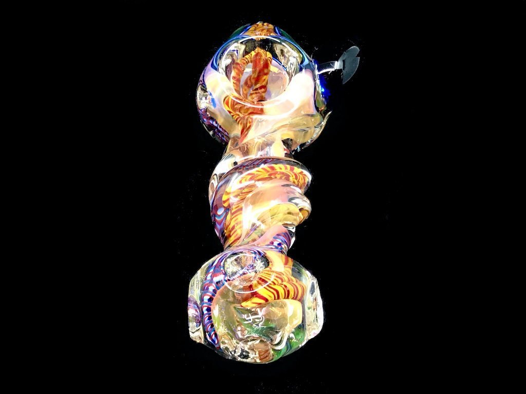 Horn Twist Pipe Fat Buddha Glass