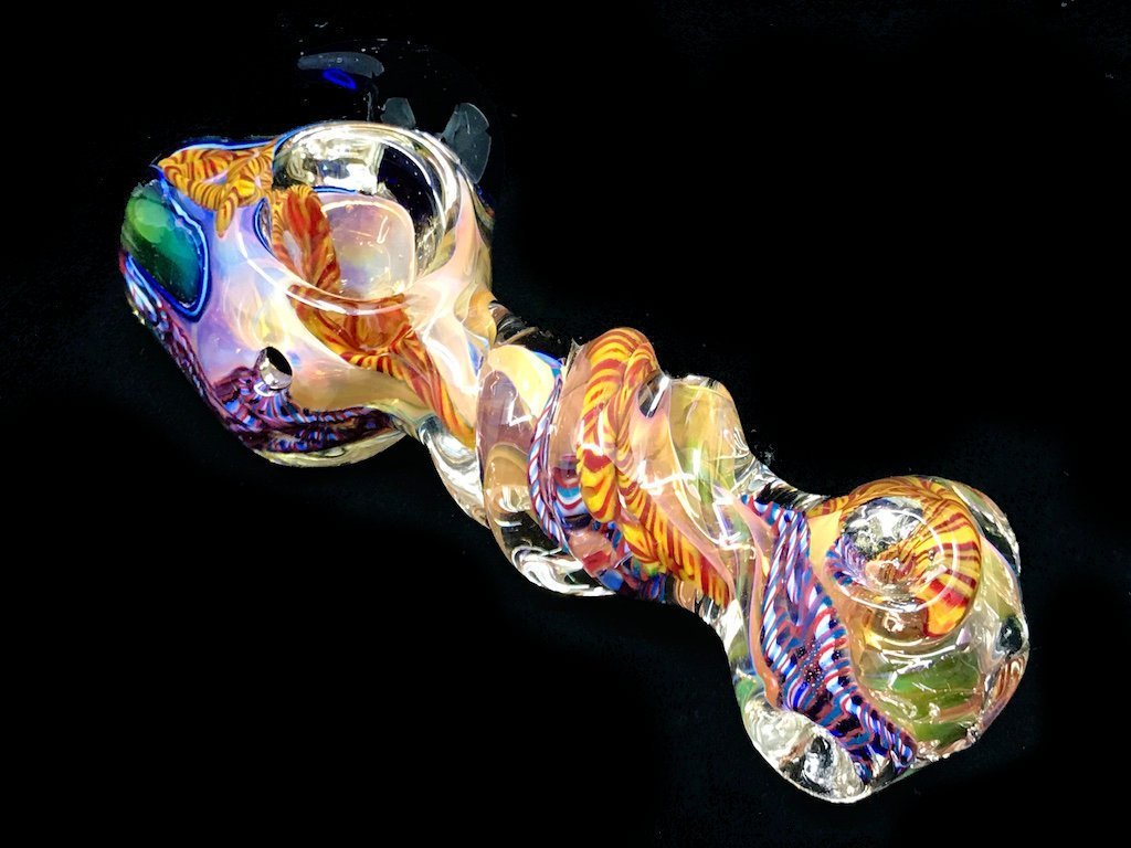 Horn Twist Pipe Fat Buddha Glass