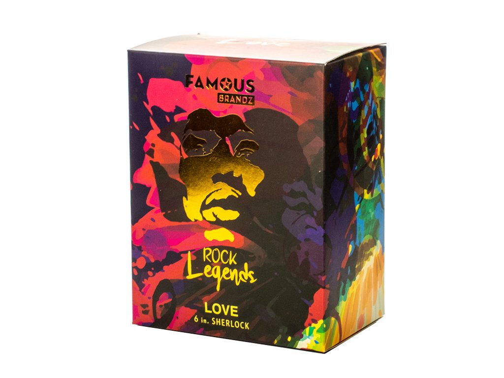 Jimi Hendrix Love Sherlock Fat Buddha Glass