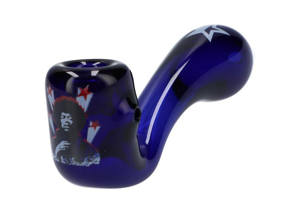 Jimi Hendrix Sherlock Pipe Fat Buddha Glass