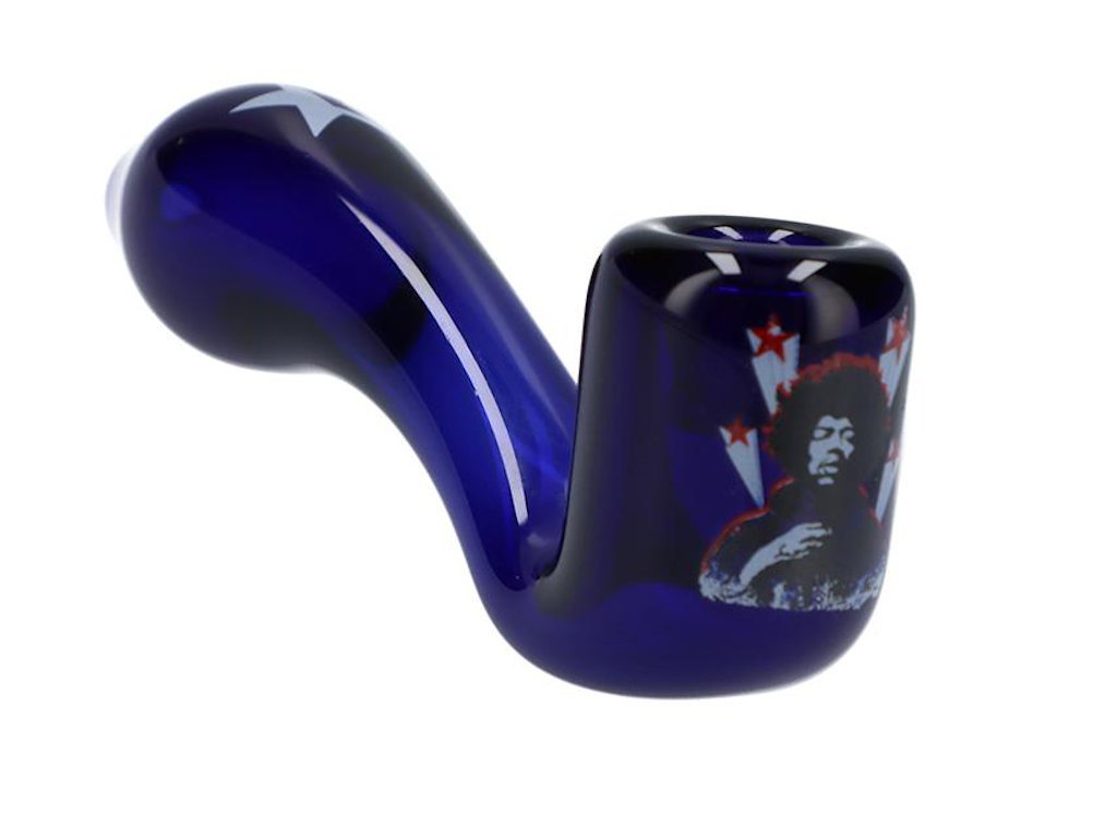 Jimi Hendrix Sherlock Pipe Fat Buddha GLass