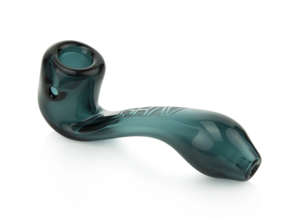 Grav Pipe Lake Green Grav Mini Sherlock Pipe
