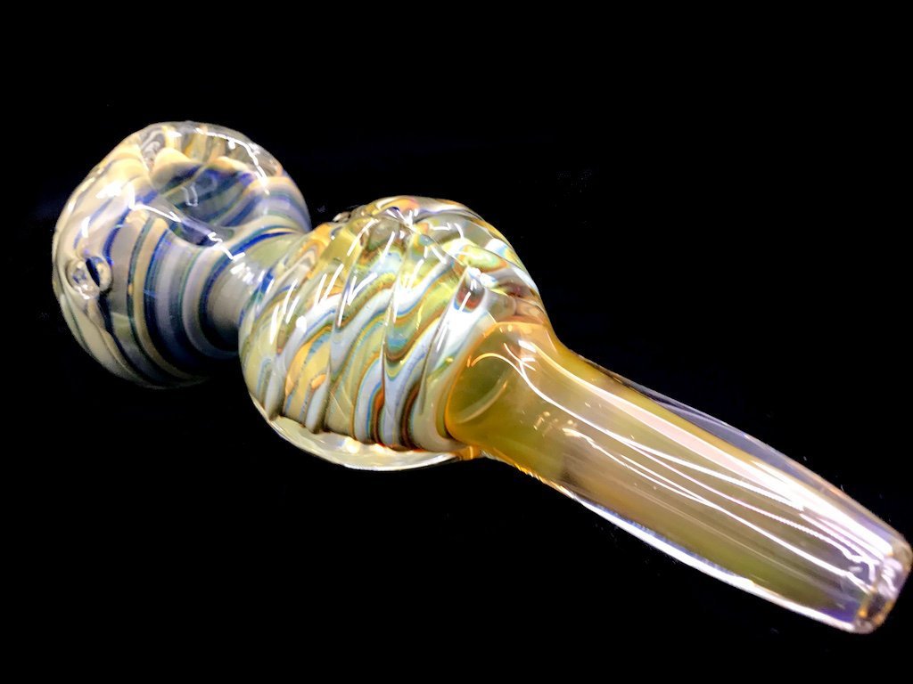 Leaf Glass Pipe Fat Buddha Glass