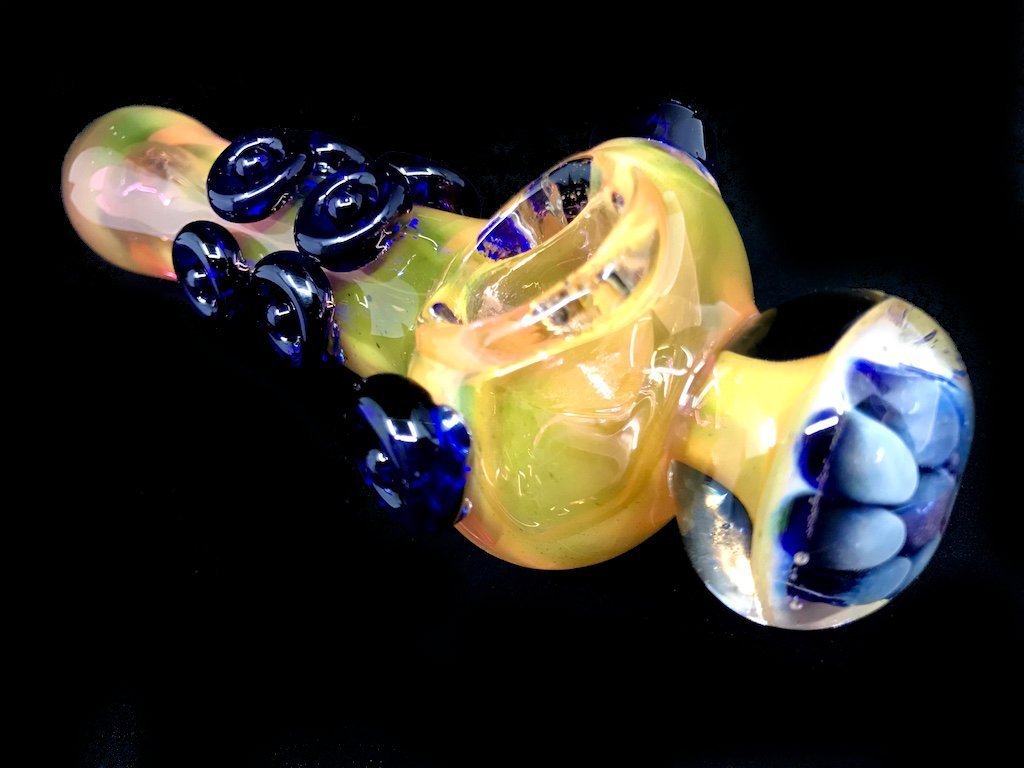 Marble Head Pipe Fat Buddha Glass
