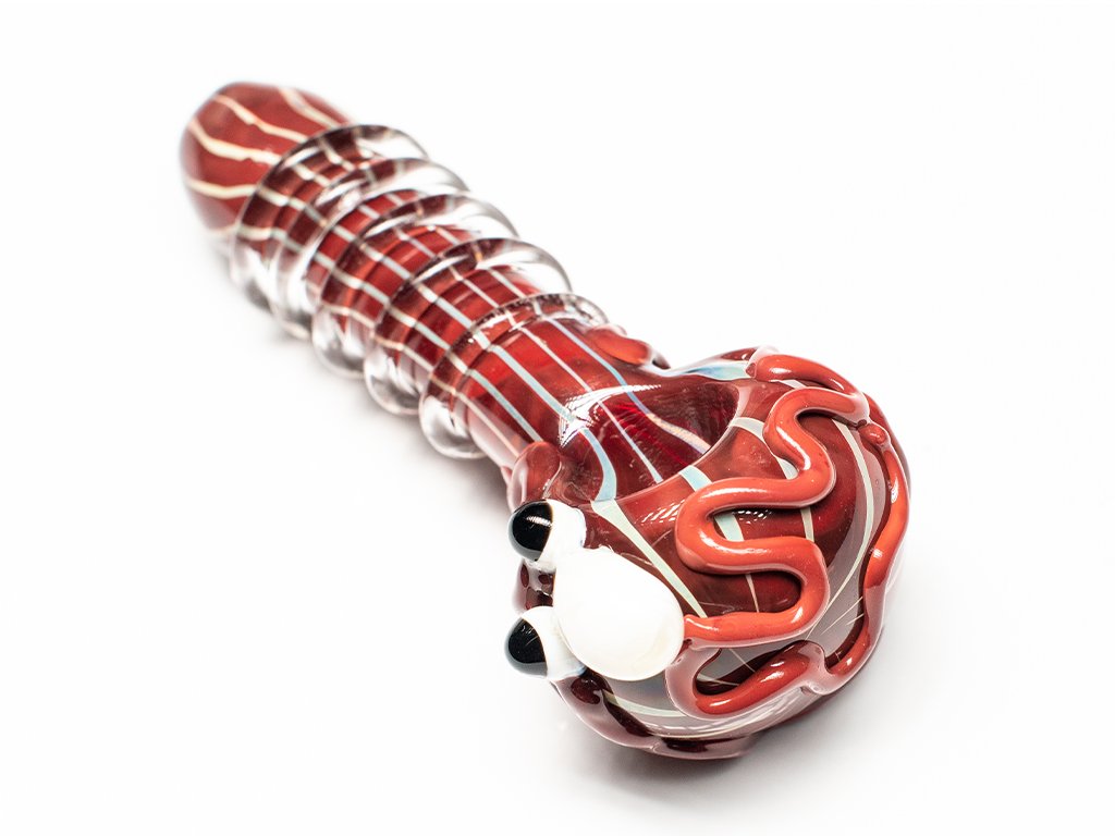 Octopus Swirls Pipe Fat Buddha Glass