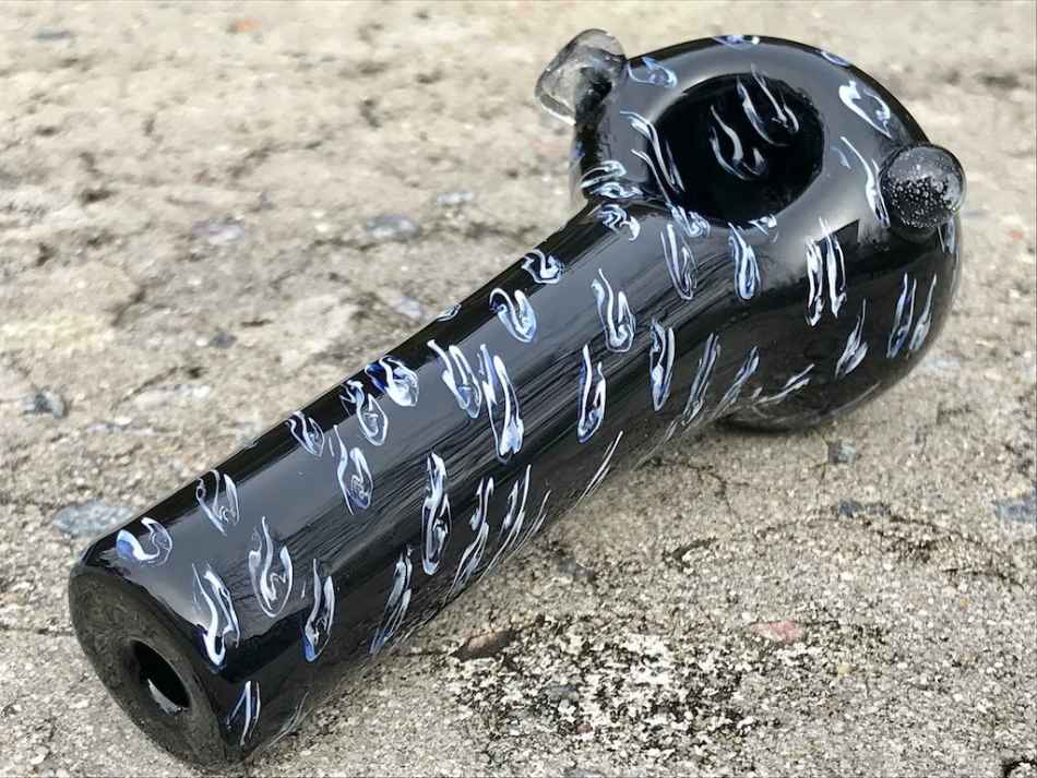 Fat Buddha Glass Pipe Paisley Pipe