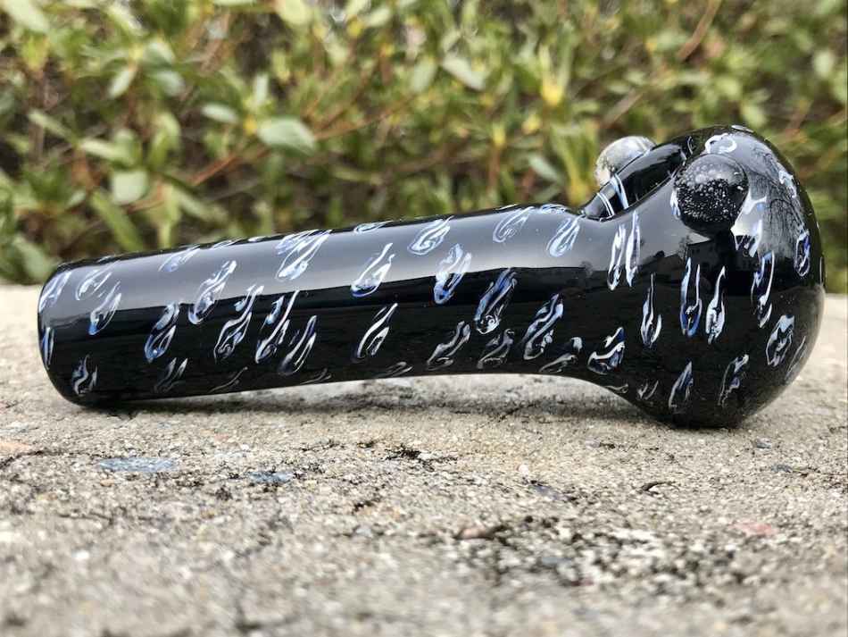 Fat Buddha Glass Pipe Paisley Pipe